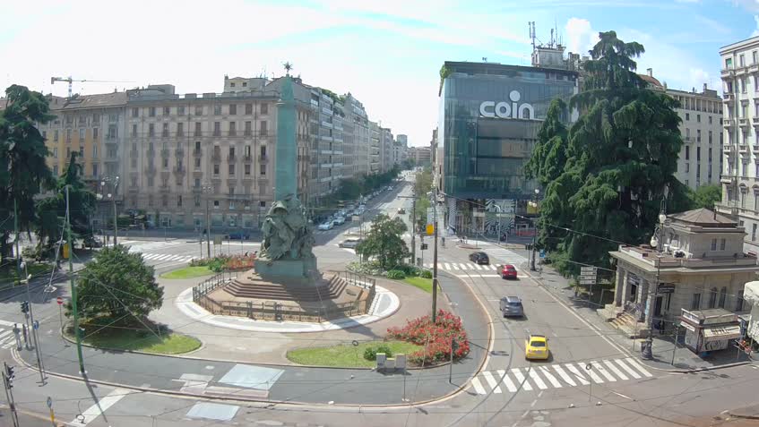 Webcam Milano - Piazza Cinque Giornate