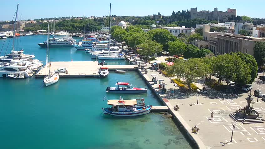 Webcam Rhodes - Mandraki Harbour