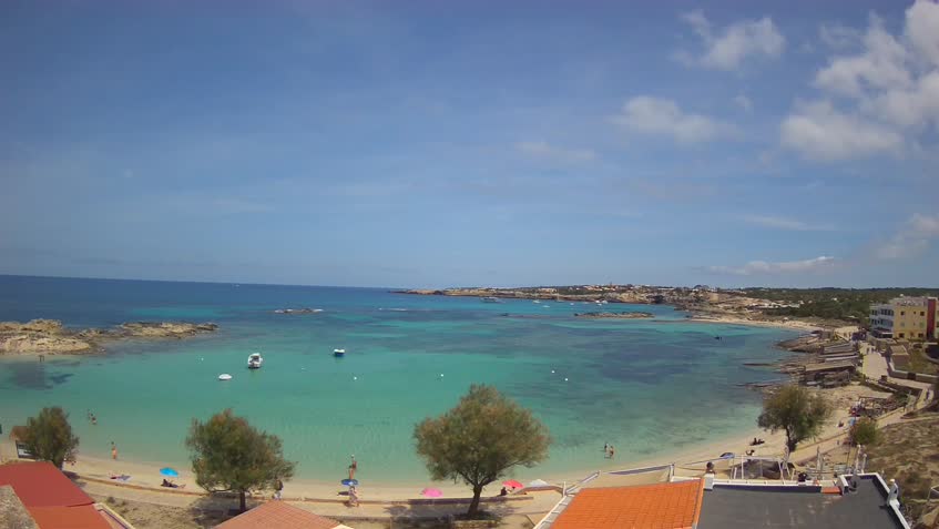Webcam Beach of Es Pujols - Formentera