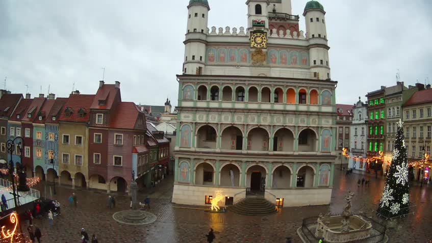 Webcam Poznań - Stary Rynek i Ratusz