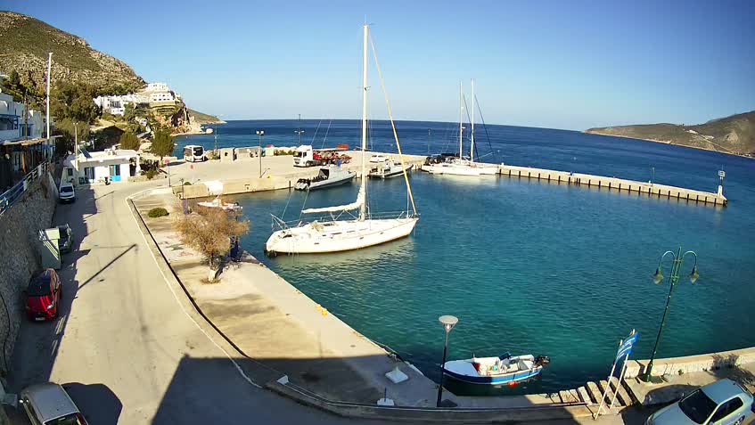 Webcam Porto di Livadia - Tilos