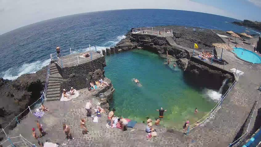 Webcam La Palma - El Charco Azul de San Andrés y Sauces