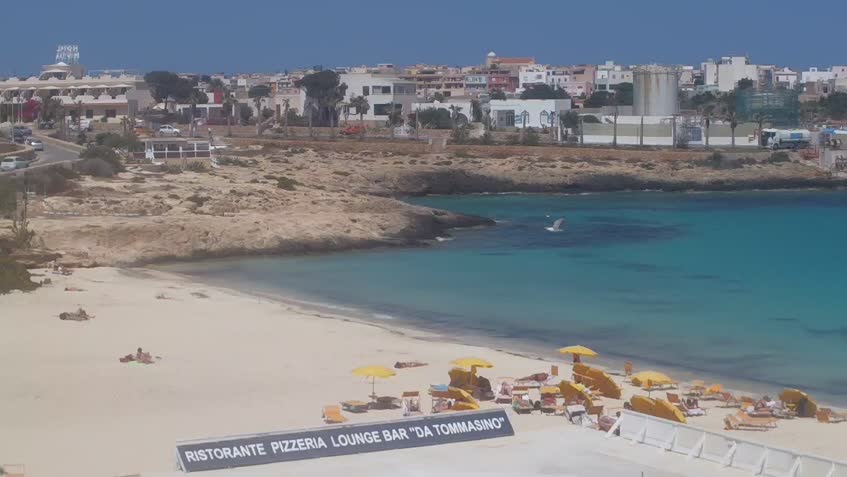 Webcam Lampedusa - Beach of Guitgia