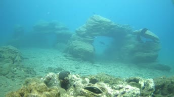 Underwater cam in Karavostasi - Crete