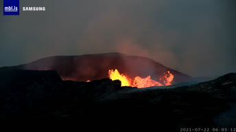 Kamera v živo Geldingadalir - islandski vulkan