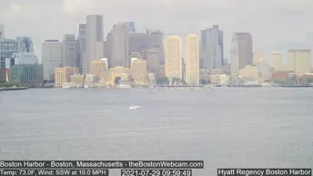 Webcam Bostoner Hafen