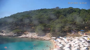 Webcam Spiaggia di Veli Žal - Lussinpiccolo