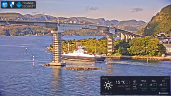 Webcam en direct Måløy - Norvège