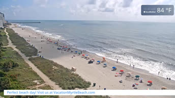 Webcam en direct Mer de Myrtle Beach - Caroline du Sud