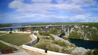 Cámara web en directo Puente Krka - Croacia