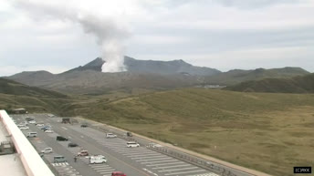 Eruption from Volcano Aso - Japan