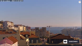 Kamera na żywo Panorama Lizbony