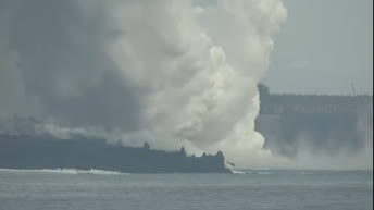Live eruptions from Volcano in La Palma