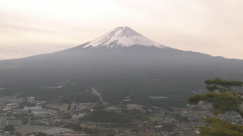 实况摄像头 富士河口湖 - 富士山