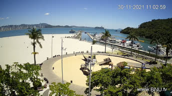 Cámara web en directo Nova Praia Central de Balneário Camboriú - Brasil