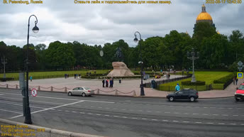 Webcam en direct Saint-Pétersbourg - Place du Sénat