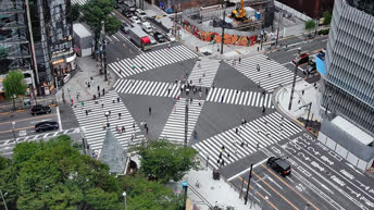Kamera v živo Tokio - križišče Sukiyabashi
