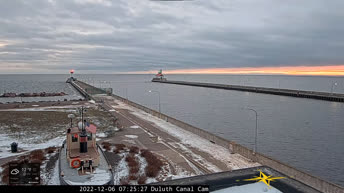 Webcam en direct Canal Duluth - Minnesota