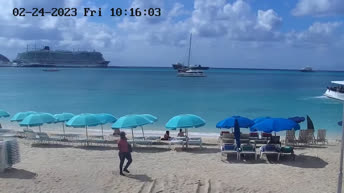 Live Cam Philipsburg Beach - Sint Maarten