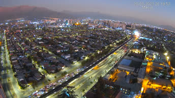 Panorama von Santiago