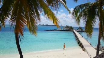 Webcam Otok Kudafolhudhoo - Maldivi