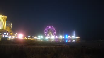 Atlantic City — stalowe molo i koło obserwacyjne
