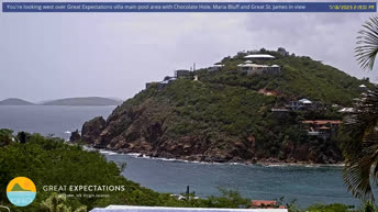 Webcam en direct Chocolate Hole - Îles Vierges des États-Unis