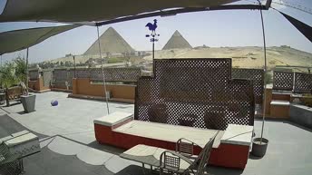 Webcam Kairo - die Cheops-Pyramide und Chephren
