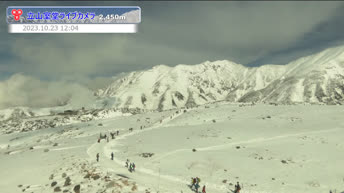 实况摄像头 室堂滑雪场 - 日本