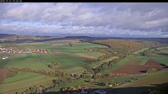 Panorama von Elfershausen - Deutschland