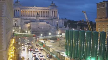 Kamera na żywo Plac Wenecki - Ołtarz Ojczyzny w Rzymie