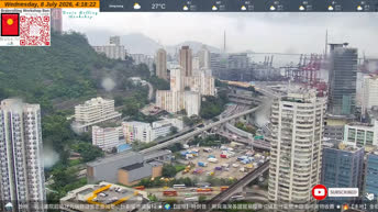 Hong Kong - Terminal kontejnera Kwai Tsing