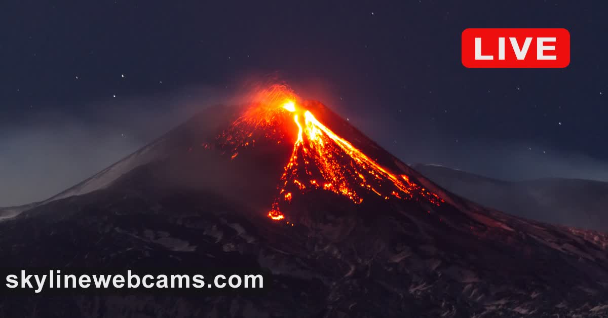 Live Cam Volcano Etna Southeast