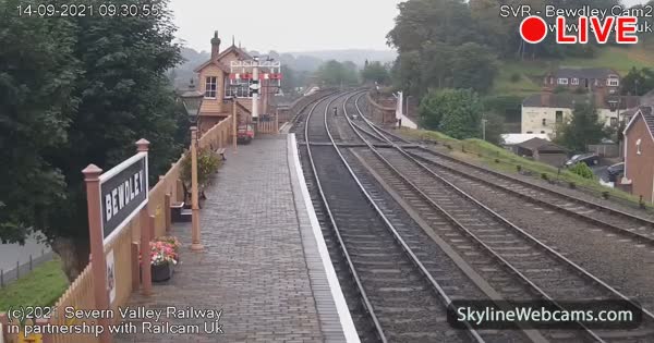 【LIVE】 Webcam Bewdley - Severn Valley Railway | SkylineWebcams