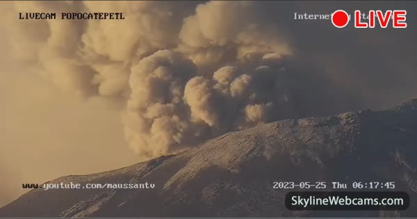 EN web en el Popocatépetl | SkylineWebcams