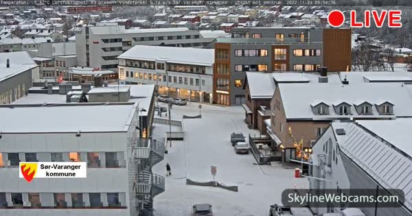 【LIVE】 Webcam Kirkenes - Norwegen | SkylineWebcams