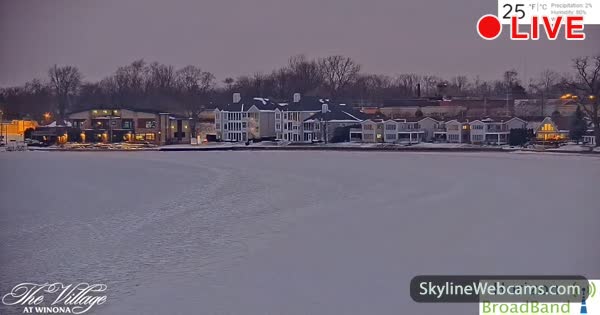 【LIVE】 Webcam Winona Lake - Indiana | SkylineWebcams
