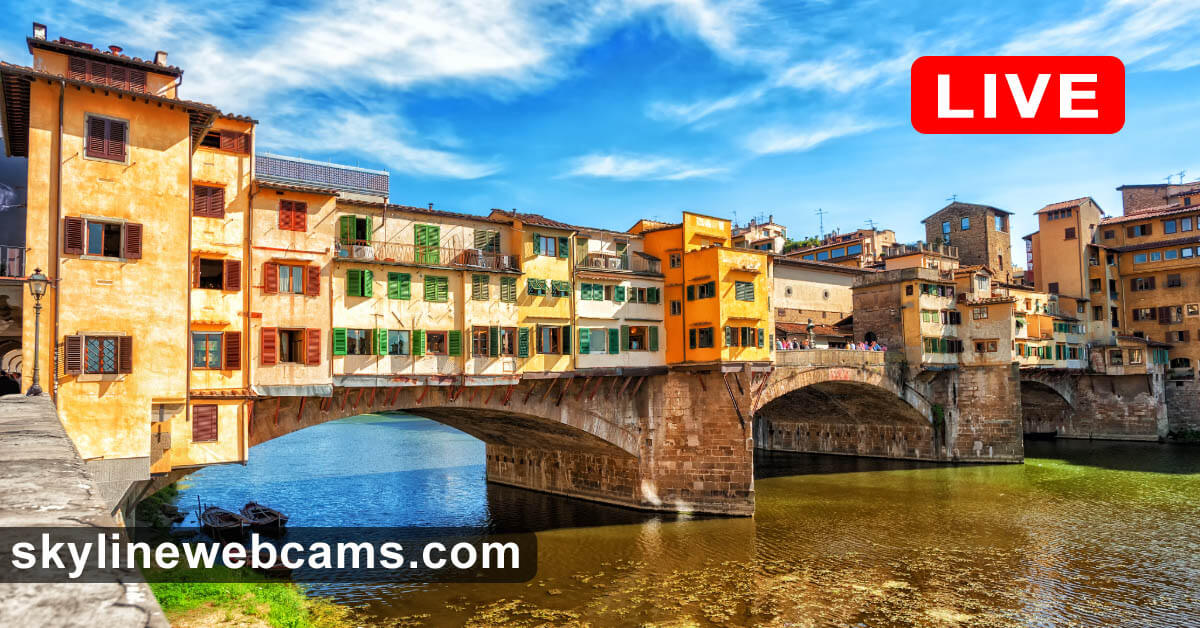【LIVE】 Webcam a Firenze - Ponte Vecchio | SkylineWebcams