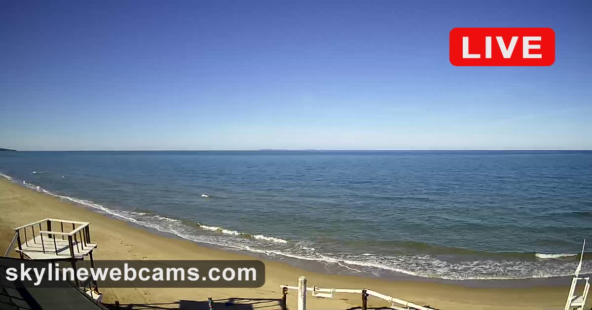 Live Cam Beach Of Cagnano Varano Gargano Skylinewebcams 6302