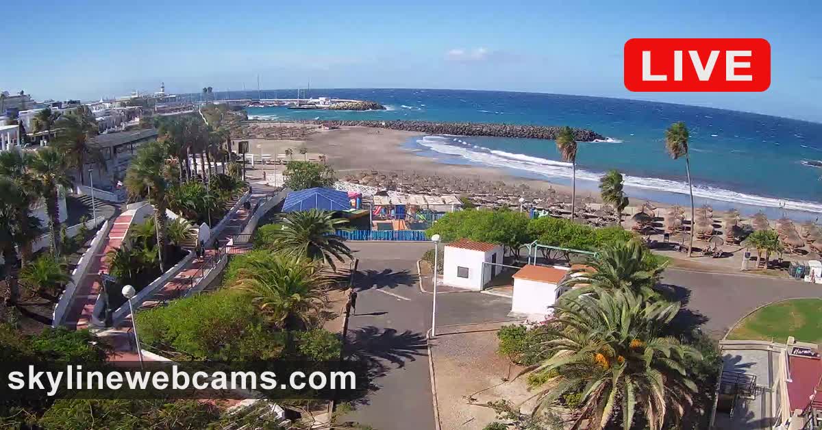 LIVE Camera Costa Adeje - Παραλία Playa de Torviscas | SkylineWebcams