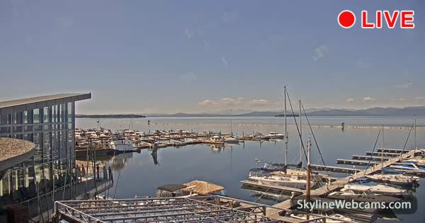【LIVE】 Live Cam Lake Champlain - Vermont | SkylineWebcams