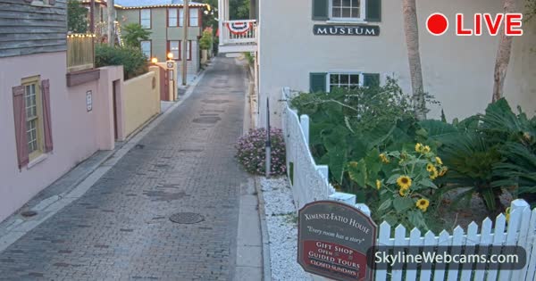 【LIVE】 Webcam St. Augustine - Aviles Street | SkylineWebcams