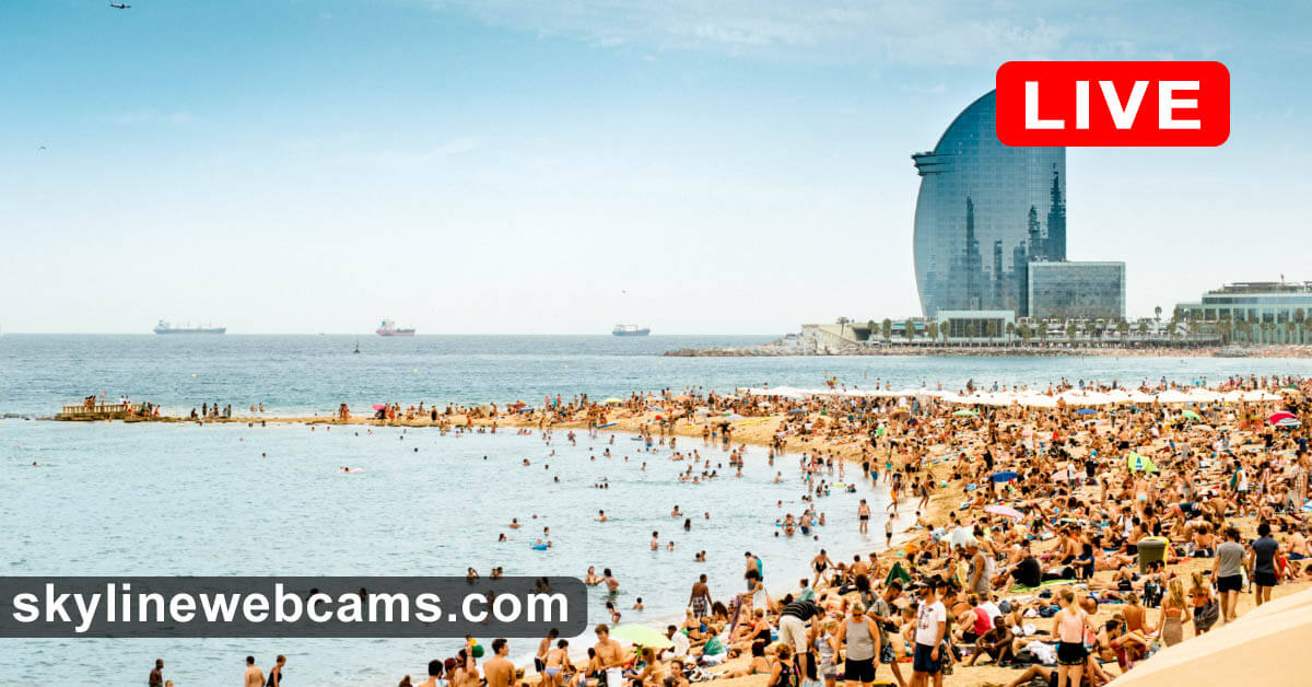 pantoffel modder Ironisch LIVE】 Webcam Barcelona - Barceloneta | SkylineWebcams