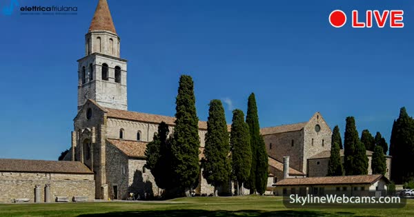 【LIVE】 Live Cam Basilica of Aquileia | SkylineWebcams