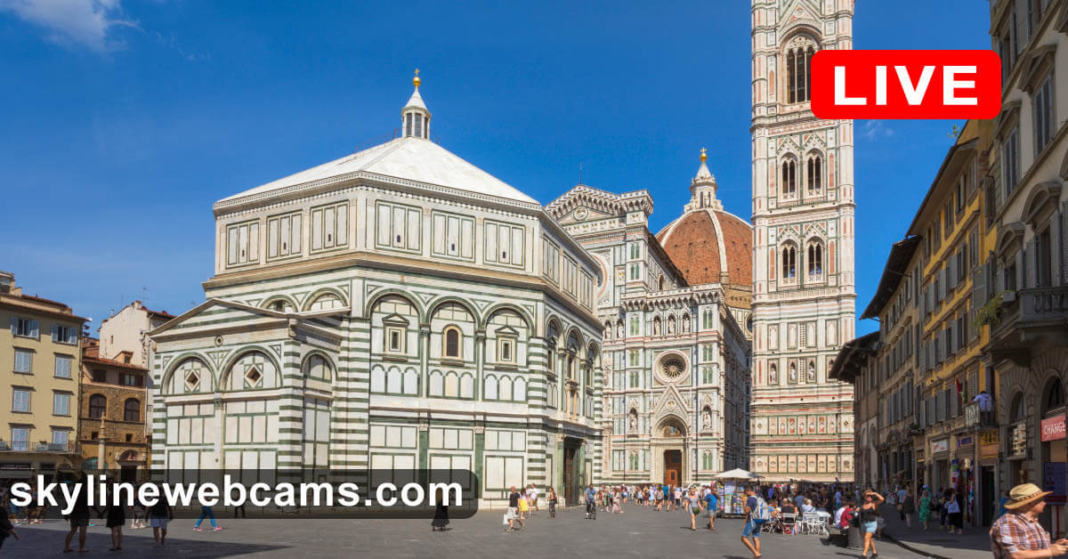 edificio Gato de salto modo Cámara web en directo Florencia - Piazza del Duomo | SkylineWebcams